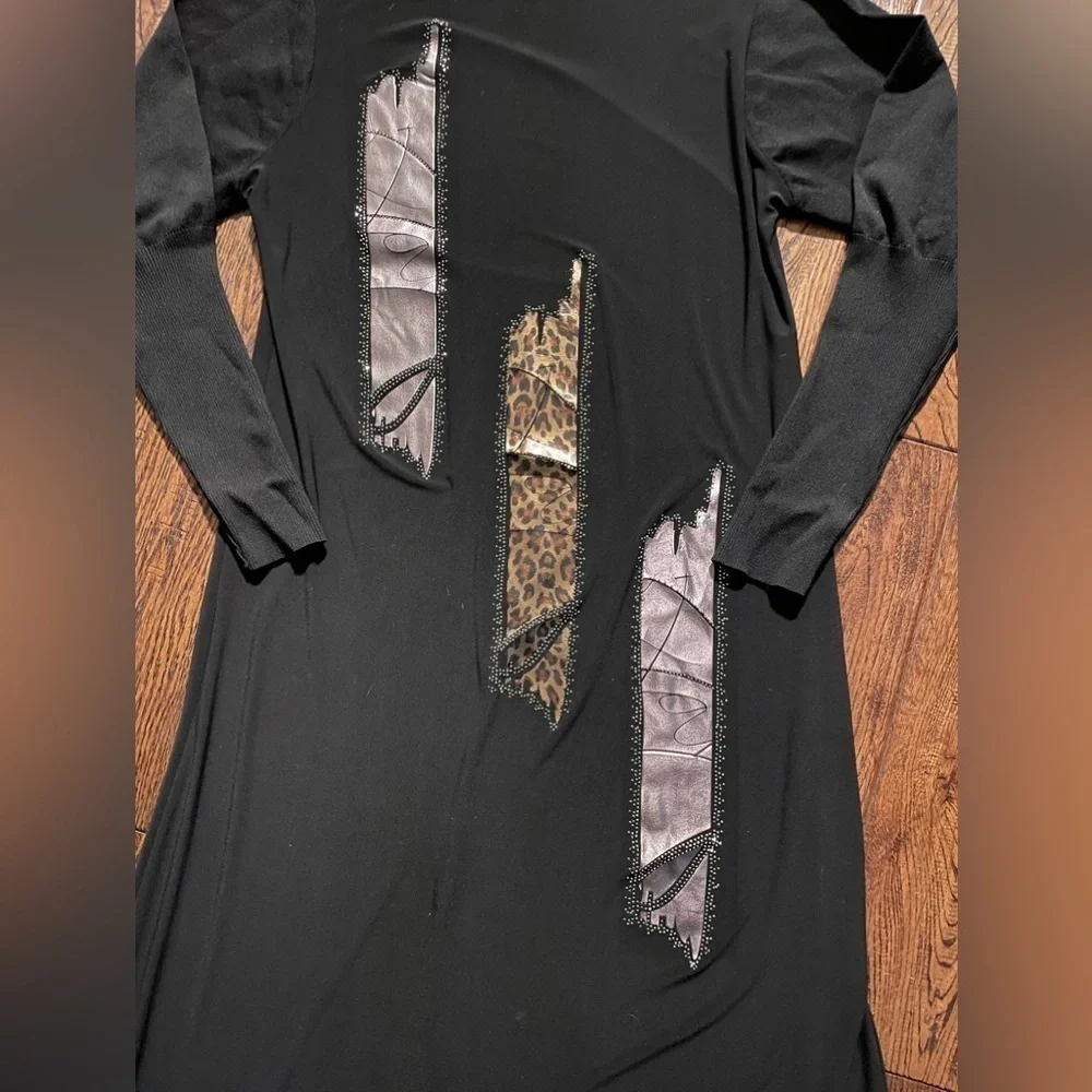 EFRAZE Black Maxi Dress Size M - Picture 3 of 8